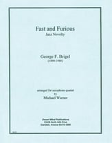 Fast and Furious SATB Sax Quartet cover